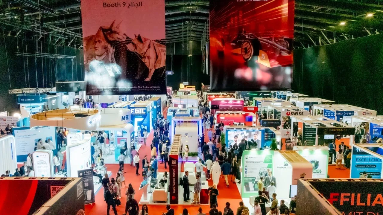 لقطة من نسخة سابقة من معرض وقمة متداولي الفوركس دبي
